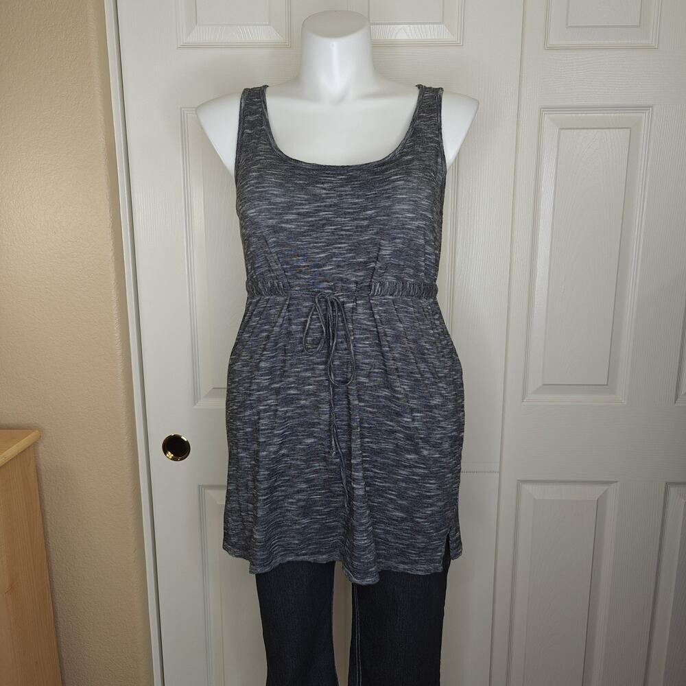 BumpStart by Motherhood Maternity space dye sleeveless top sz L